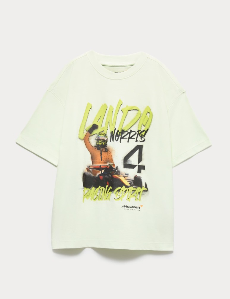 Pure Cotton McLaren™ Graphic T-Shirt (2-16 Yrs)