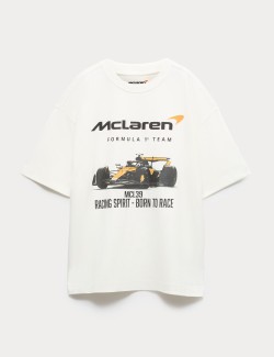 Pure Cotton McLaren™ Graphic T-Shirt (2-16 Yrs)