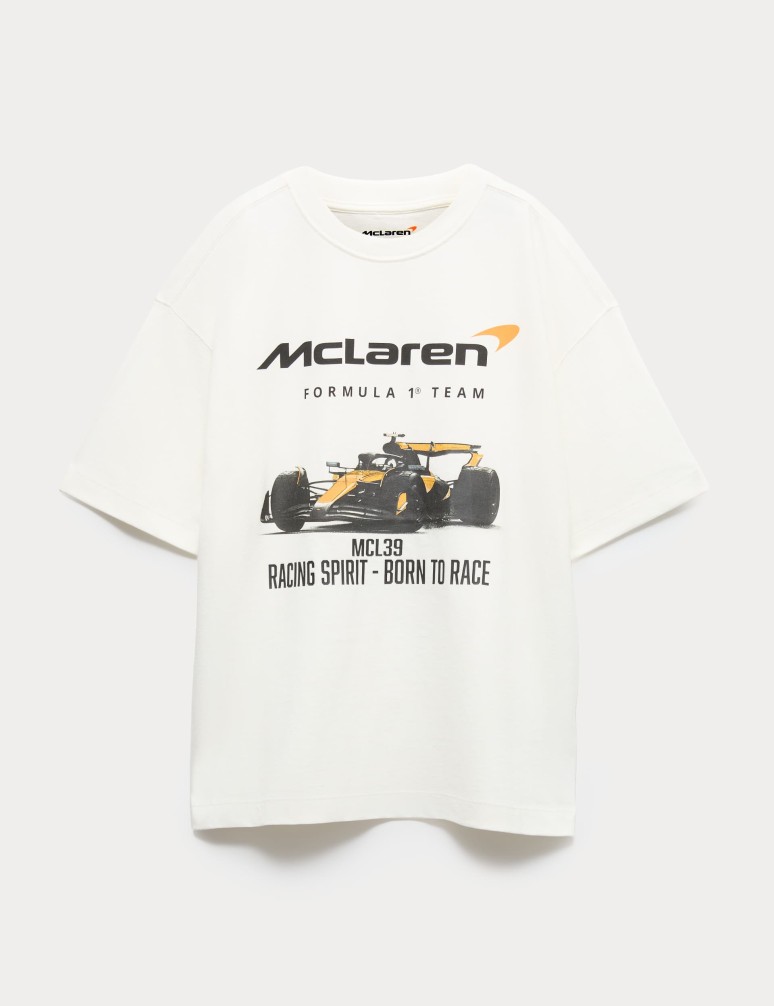 Pure Cotton McLaren™ Graphic T-Shirt (2-16 Yrs)