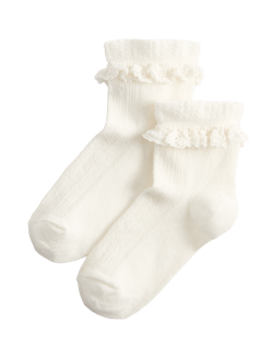 2 Pack Cotton Rich Pelerine Socks