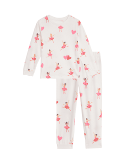 Pure Cotton Ballerina Pyjamas (12 Mths - 8 Yrs)