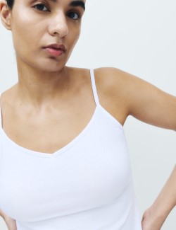 3pk Cotton Rich Strappy Vests