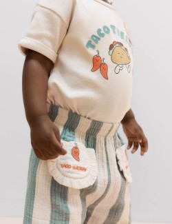 Pure Cotton Taco Tuesday Bodysuit (Newborn - 24 Months)