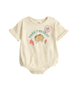 Pure Cotton Taco Tuesday Bodysuit (Newborn - 24 Months)