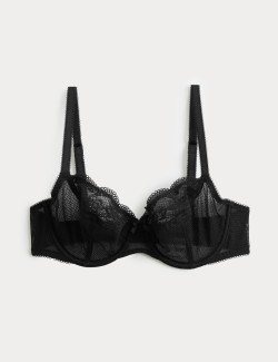 Jasmine Lace Wired Balcony Bra A-E