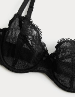 Jasmine Lace Wired Balcony Bra A-E