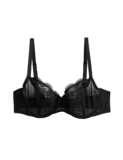 Jasmine Lace Wired Balcony Bra A-E