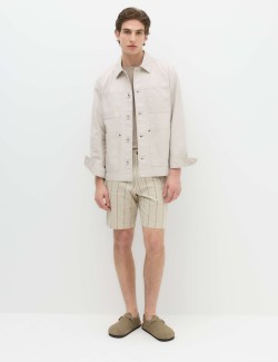 Pure Cotton Utility Jacket