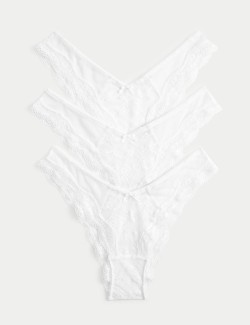 3pk Lace Miami Knickers