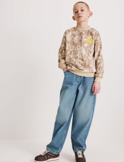 Cotton Rich Camouflage Sweatshirt (6-16 Yrs)