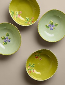 Set of 4 Picnic Cereal Bowls