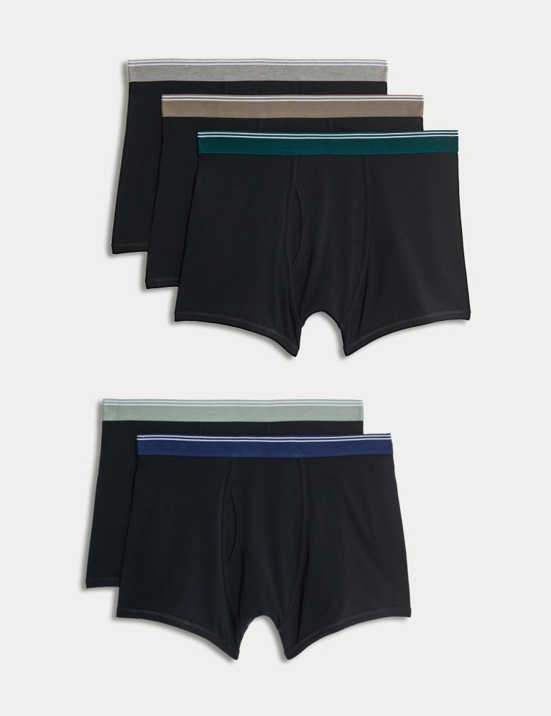 5pk Cotton Rich Cool & Fresh™ Trunks