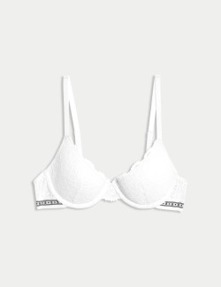 Cleo Lace Wired Demi Cup Bra (A-E)