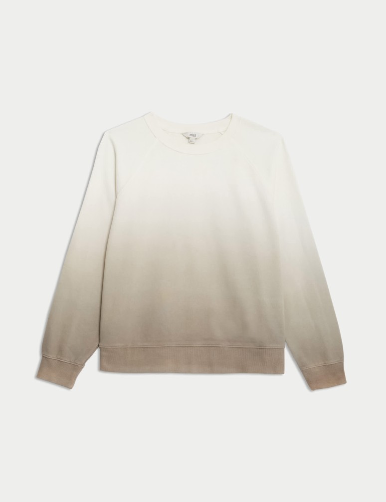 Pure Cotton Ombre Sweatshirt