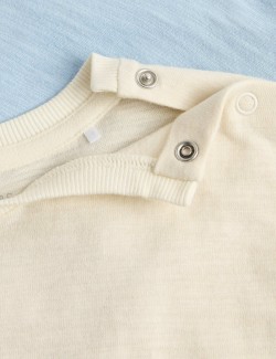 3 Pack Pure Cotton Seaside Animal Tops (0-5 Yrs)