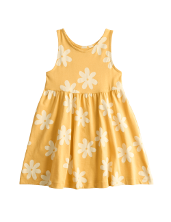 Pure Cotton Sleeveless Dress (2-8 Yrs)