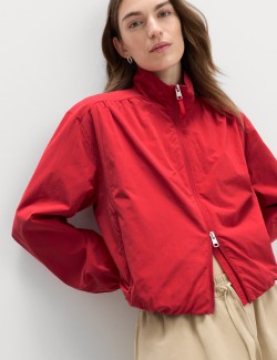 Stormwear™ Lightweight Funnel Neck Gathered Jacket