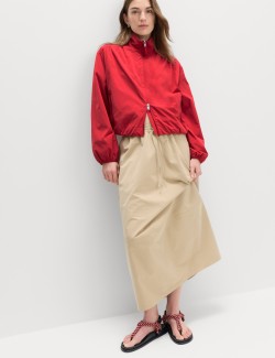 Stormwear™ Lightweight Funnel Neck Gathered Jacket