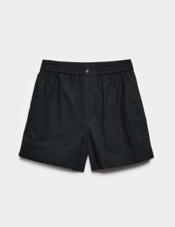 Pure Cotton Poplin High Waisted Shorts