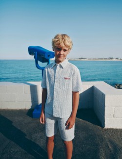 Pure Cotton Striped Shirt (6-16 Yrs)