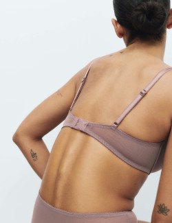 Jasmine Lace Wired Demi Cup Bra (A-E)