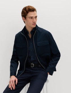 Regular Fit Non Iron Cotton Blend Shirt