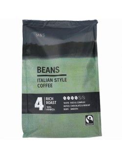 Káva zrnková ve stylu italských káv