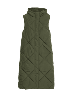 Thermowarmth™ Quilted Longline Puffer Gilet