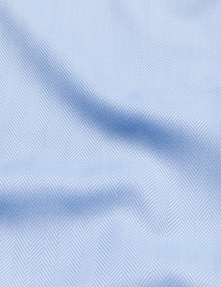 Keprová košile mírně projmutého střihu z čisté bavlny