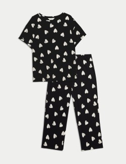 Pure Cotton Star Print Pyjama Set