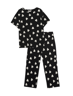 Pure Cotton Star Print Pyjama Set