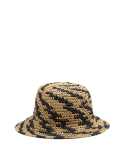 Slamák typu bucket s pruhovanými detaily