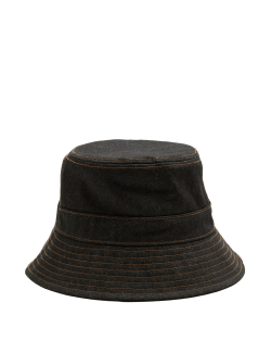 Klobouk typu bucket z džínoviny