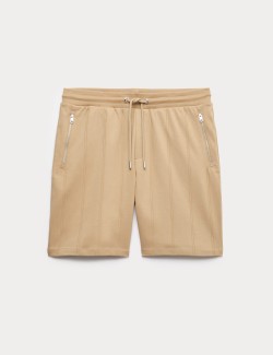 Regular Fit Cotton Rich Textured Shorts