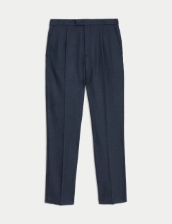 Tailored Fit Half-Elasticated Waist Trousers