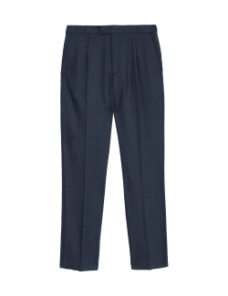 Tailored Fit Half-Elasticated Waist Trousers