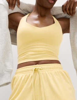 Supersoft Scoop Neck Fitted Crop Vest Top