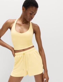 Supersoft Scoop Neck Fitted Crop Vest Top