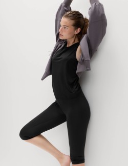 Go Balance Wrap Waist Cropped Leggings