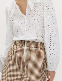 Gingham High Waisted Shorts