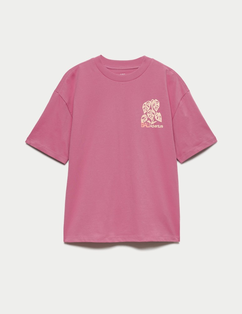 Pure Cotton Bali Adventure Graphic T-Shirt (6-16 Yrs)