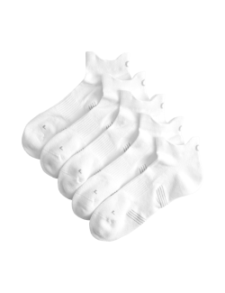Odpružené krátké ponožky Trainer Liners™ s technologií Cool & Fresh™, 5 párů v balení