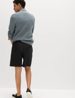 Elasticated Waist Cotton Rich Shorts
