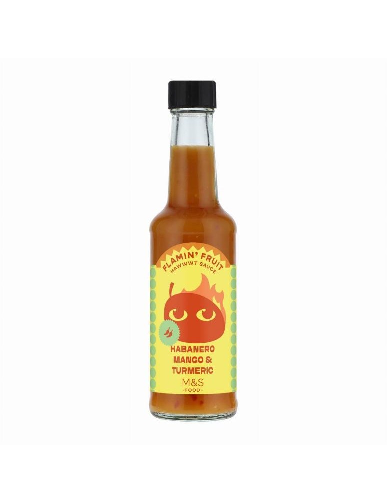 Pálivá omáčka s mangovým protlakem, chilli papričkami Habanero a kurkumou