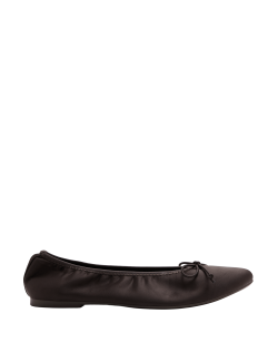 Satin Flat Ballet Pumps