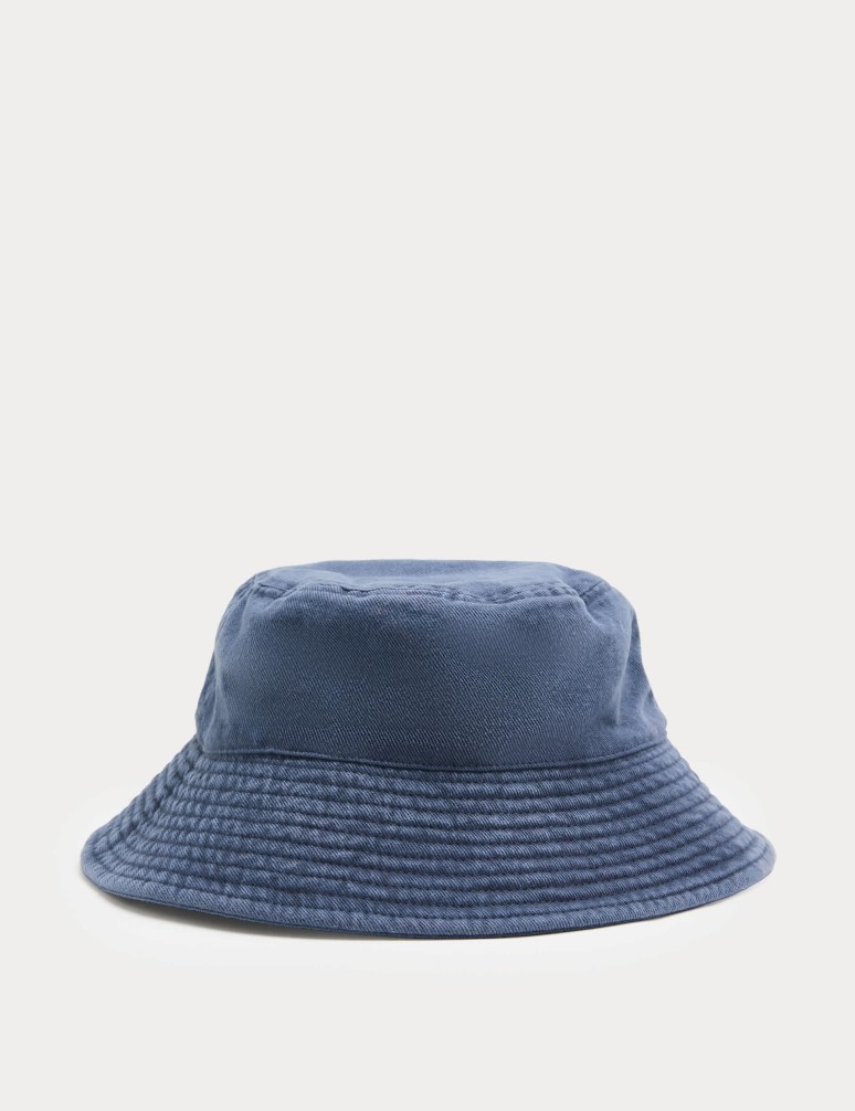 Klobouk typu bucket z čisté bavlny