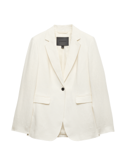 Pure Linen Tailored Blazer