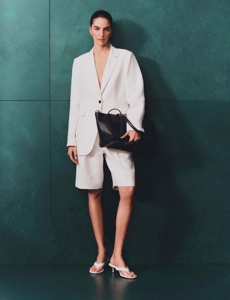 Pure Linen Tailored Shorts