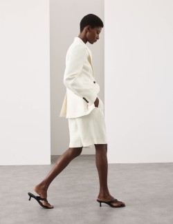 Pure Linen Tailored Shorts