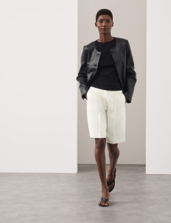 Pure Linen Tailored Shorts